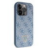 Guess GUHCP15LP4TDSCPB Crossbody 4G Metal Logo etui twarde na Apple iPhone 15 Pro, niebieskie