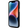 Guess GUHCP15SSMBSLK Silicone Script Metal Logo & Frame Hardcase do Apple iPhone 15 / 14 / 13, czarny