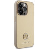 Guess GUHCP15LPS4DGPD PU 4G Strass Metal Logo etui na Apple iPhone 15 Pro, złote