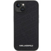 Karl Lagerfeld KLHCP15SPQKPMK Quilted K Pattern etui twarde dla Apple iPhone 15, czarny