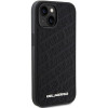 Karl Lagerfeld KLHCP15SPQKPMK Quilted K Pattern etui twarde dla Apple iPhone 15, czarny
