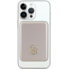 Powerbank Guess GUPBM3AL4DMD 3000 mAh, 5 W, MagSafe 4G Strassed Metal Logo, złoty