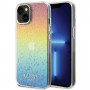 Guess GUHCP15SHDECMI IML Faceted Mirror Disco Iridescent twarde etui na Apple iPhone 15, wielokolorowe