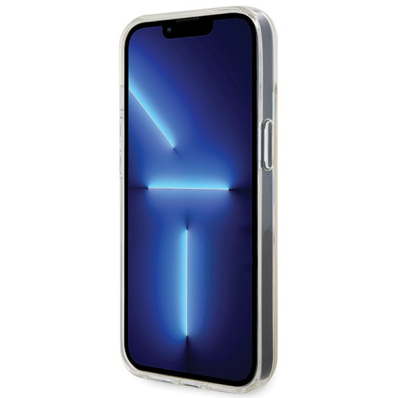 Guess GUHCP15SHDECMI IML Faceted Mirror Disco Iridescent twarde etui na Apple iPhone 15, wielokolorowe