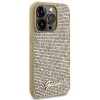 Guess GUHCP15LPMSDGSD Disco Metal Script Hardcase do Apple iPhone 15 Pro, Gold