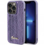 Guess GUHCP15XPSFDGSU Sequin Script Metal Hardcase do Apple iPhone 15 Pro Max, fioletowy