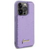 Guess GUHCP15XPSFDGSU Sequin Script Metal Hardcase do Apple iPhone 15 Pro Max, fioletowy