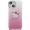 Hello Kitty HKHCP15SHDGKEP IML Gradient Electrop Kitty Head etui twarde na Apple iPhone 15 6.1", różowe