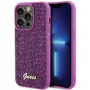 Guess GUHCP15XPMSDGSF Disco Metal Script Hardcase do Apple iPhone 15 Pro Max, fioletowy