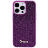 Guess GUHCP15XPMSDGSF Disco Metal Script Hardcase do Apple iPhone 15 Pro Max, fioletowy