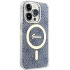 Guess GUHMP15XH4STB Apple iPhone 15 Pro Max etui twarde IML 4G MagSafe, niebieskie (outlet)