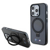 BMW BMHMP15LURSK Apple iPhone 15 Pro etui twarde Ring Stand M Collection MagSafe, czarny