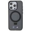 BMW BMHMP15LURSK Apple iPhone 15 Pro etui twarde Ring Stand M Collection MagSafe, czarny