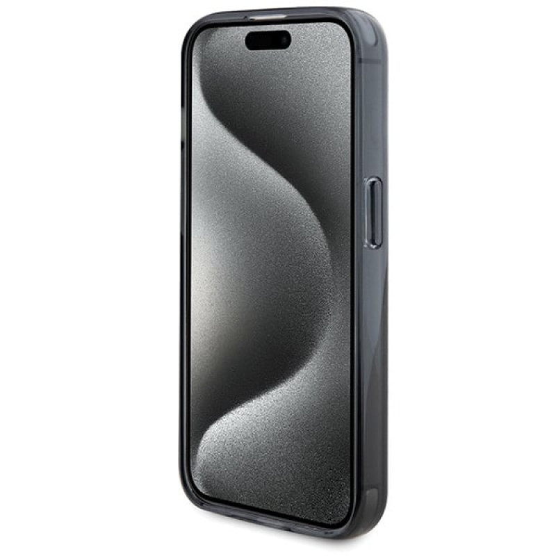 BMW BMHMP15LURSK Apple iPhone 15 Pro etui twarde Ring Stand M Collection MagSafe, czarny