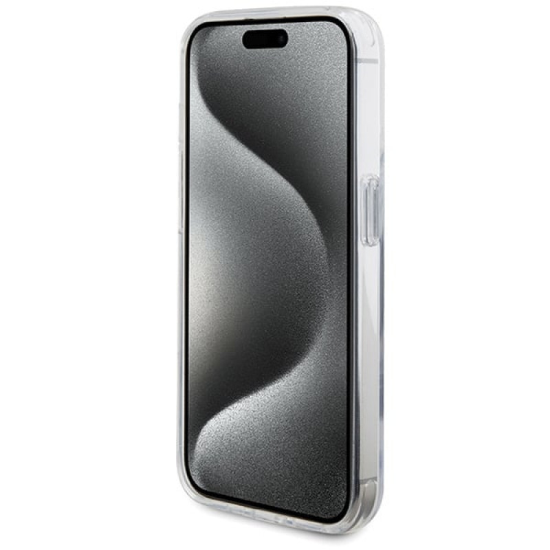 BMW BMHMP15LURST Apple iPhone 15 Pro etui twarde Ring Stand M Collection MagSafe, przezroczyste