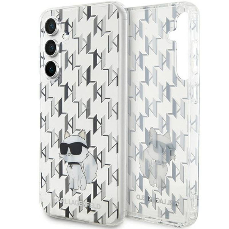 Karl Lagerfeld KLHCS23FEHNCMKLT Samsung Galaxy S23 FE (S711) etui twarde Monogram Choupette, przezroczyste