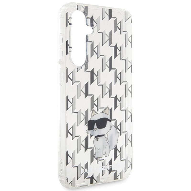 Karl Lagerfeld KLHCS23FEHNCMKLT Samsung Galaxy S23 FE (S711) etui twarde Monogram Choupette, przezroczyste