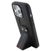 BMW BMHCP15LGSPPRK Apple iPhone 15 Pro etui twarde Grip Stand Smooth & Perforated, czarny