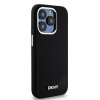 DKNY Apple iPhone 15 Pro etui twarde Liquid Silicone Small Metal Logo MagSafe, czarny