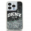 DKNY Apple iPhone 15 Pro Max etui twarde Liquid Glitter Big Logo, czarny