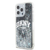 DKNY Apple iPhone 15 Pro Max etui twarde Liquid Glitter Big Logo, czarny