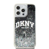 DKNY Apple iPhone 15 Pro Max etui twarde Liquid Glitter Big Logo, czarny
