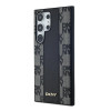 Etui MagSafe DKNY Leather Checkered Mono Pattern do Samsung Galaxy S24 Ultra, czarne