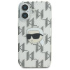 Karl Lagerfeld Apple iPhone 16 etui twarde IML Karl Head Electroplated, przezroczyste
