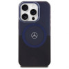 Mercedes MEHMP16X23HBIKV Apple iPhone 16 Pro Max etui twarde MB Double Layer BiColor MagSafe, czarno-niebieskie