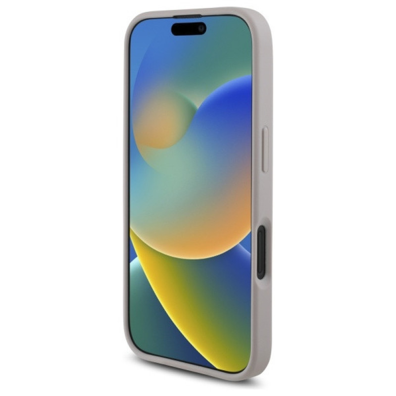 Guess GUHCP16S4GMGPI Apple iPhone 16 etui twarde 4G Big Logo, różowy