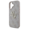 Guess GUHCP16S4GMGPI Apple iPhone 16 etui twarde 4G Big Logo, różowy