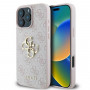Guess GUHCP16L4GMGPI Apple iPhone 16 Pro hardcase 4G Big Logo, różowy
