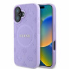 Etui MagSafe Guess Saffiano Peony Stamp dla Apple iPhone 16, fioletowe