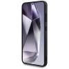 Guess Grained Big 4G Logo Small Classic Logo twarde etui na Samsung Galaxy S25+, brązowe