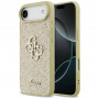 Guess Fixed Glitter Big 4G twarde etui na Apple iPhone Air, złote