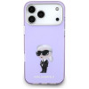 Karl Lagerfeld KLD22568 IML Aquarelle Karl & Choupette & Logo MagSafe etui na Apple iPhone 17 Pro Max, fioletowe