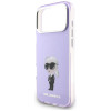 Karl Lagerfeld KLD22568 IML Aquarelle Karl & Choupette & Logo MagSafe etui na Apple iPhone 17 Pro Max, fioletowe