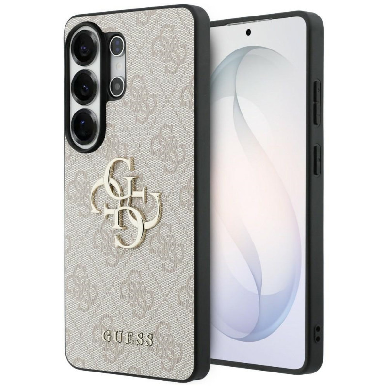 Guess GUE005337 4G Big Metal Logo Hard Case do Samsung Galaxy S26 Ultra, różowy