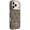 Etui MagSafe Guess 4G PU Triangle Logo & Stand Camera dla Apple iPhone 18 Pro Max / 17 Pro Max, brązowe