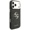 Etui ochronne Guess 4G Big 4G Classic Logo Big Strap Metal Buttons ze paskiem dla Apple iPhone 18 Pro Max / 17 Pro Max, czarne