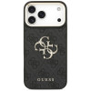 Etui Guess 4G Big 4G Classic Logo Big Strap Metal Buttons z paskiem dla Apple iPhone 18 Pro / 17 Pro, czarne