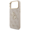 Etui Guess 4G Big 4G Classic Logo Big Strap Metal Buttons z paskiem dla Apple iPhone 18 Pro Max / 17 Pro Max, różowe