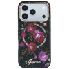 Guess GUE6042 IML Glitter Blossom Roses MagSafe Hardcase do Apple iPhone 18 Pro Max / 17 Pro Max, czarny