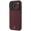 Etui Mercedes-Benz Case Grill Pattern and Card Wallet Leather MagSafe dla Apple iPhone 18 Pro Max / 17 Pro Max, czarny