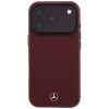 Etui Mercedes-Benz Case Grill Pattern and Card Wallet Leather MagSafe dla Apple iPhone 18 Pro Max / 17 Pro Max, czarny