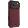 Etui Mercedes-Benz Case Grill Pattern and Card Wallet Leather MagSafe dla Apple iPhone 18 Pro Max / 17 Pro Max, czarny
