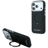 Etui MagSafe Karl Lagerfeld Ring Stand 360 Saffiano Classic Logo dla Apple iPhone 18 Pro / 17 Pro, czarne (KF003179)