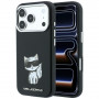 Karl Lagerfeld Smooth Choupette Sketch MagSafe etui na Apple iPhone 18 Pro Max / 17 Pro Max, czarny