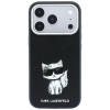 Karl Lagerfeld Smooth Choupette Sketch MagSafe etui na Apple iPhone 18 Pro Max / 17 Pro Max, czarny