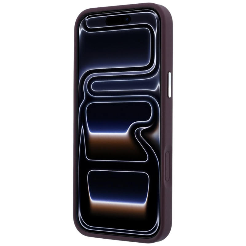 Etui MagSafe Karl Lagerfeld with Ring Stand 360 Karl Head Pin dla Apple iPhone 18 Pro Max / 17 Pro Max, Burgundy